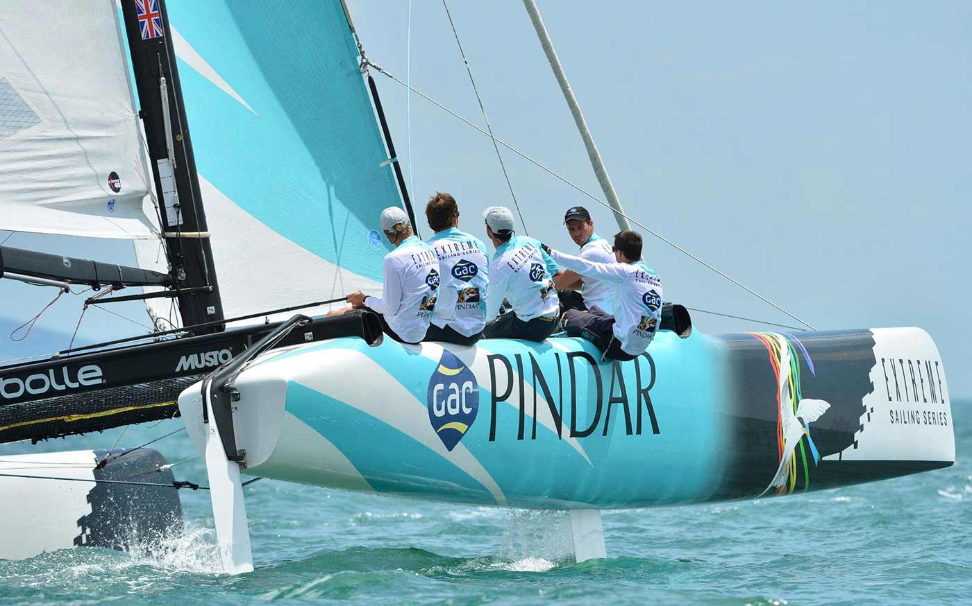 Extreme 40 yacht livery design by Acuity One for GAC Pindar