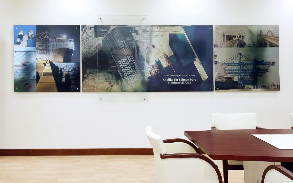 Ports wall graphic 2