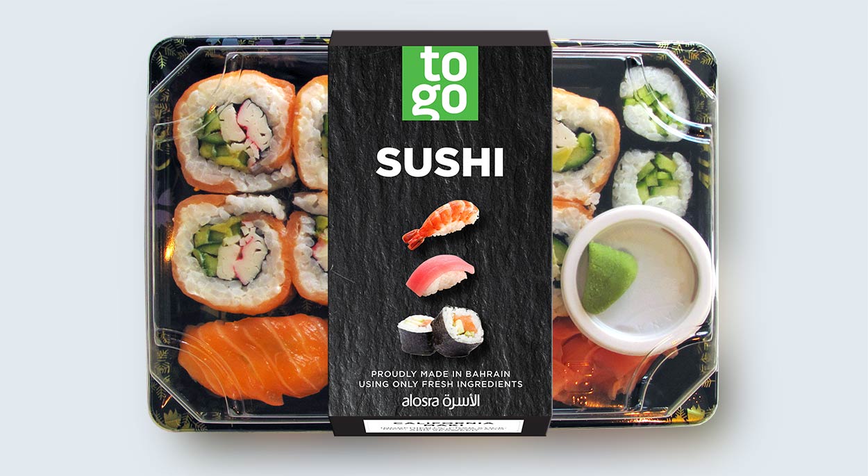 To Go sushi pack